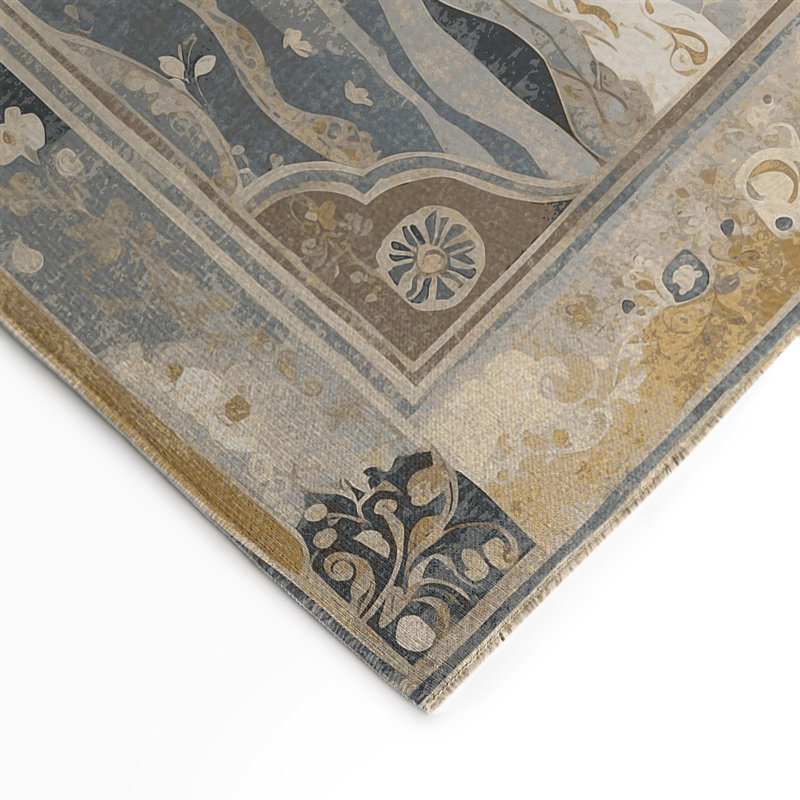 Tapis intérieur et extérieur Zesty Beam, Rectangle 5 pi x 7 pi