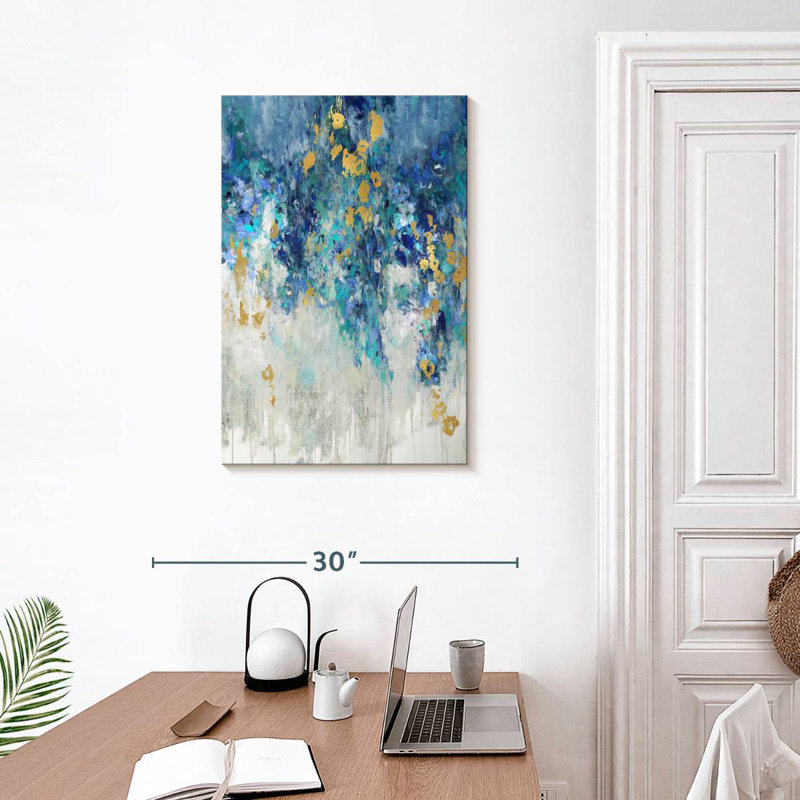 Avery Cascading Blues I, H 30 po x l 20 po