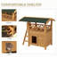 Outdoor Cat House Asphalt Roof-100811202