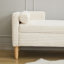 Banc de rangement rembourré 65,35 po