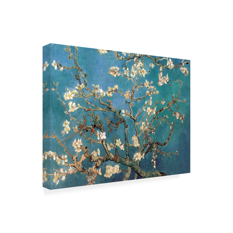 Décoration murale d'extérieur toutes saisons Vincent van Gogh «Almond Blossoms», L 32 po x H 24 po x P 1,5 po