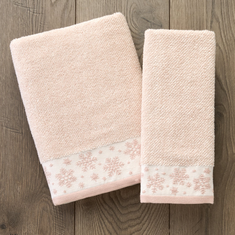 Heather Snowflake Jacq Hand-Blsh, Blush