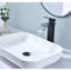 Robinet de salle de bain à cascade, robinet de meuble-lavabo à poignée simple