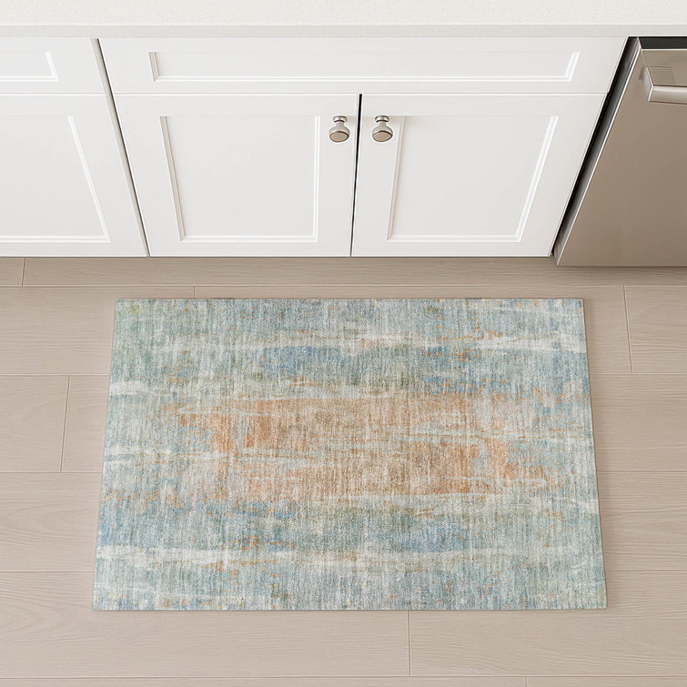 Machine Washable Indoor/Outdoor Matteson ACN2309 Abstract Rug