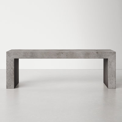 Columbia 55'' Concrete Outdoor Bench