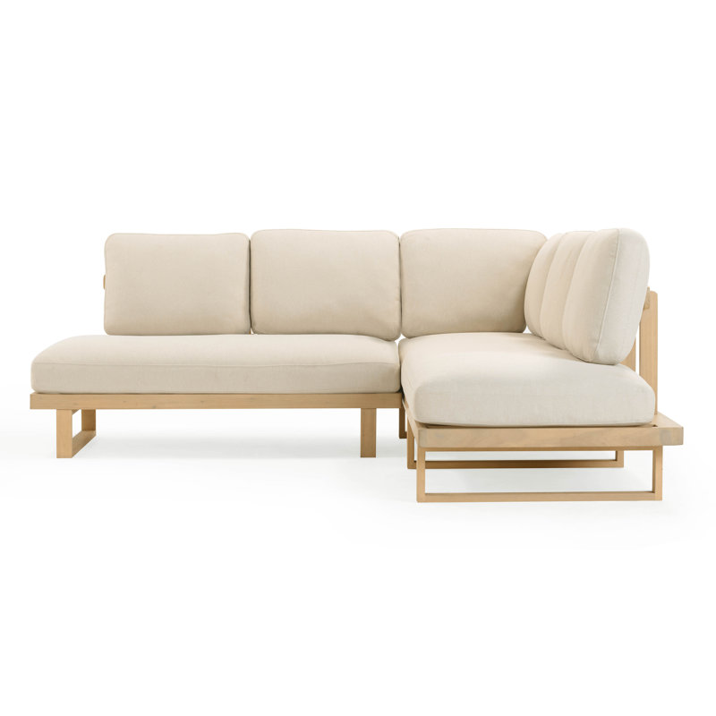 Cream Outdoor L-Sectional