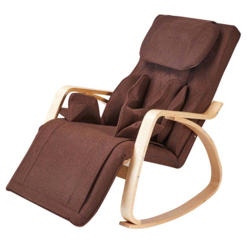 Fauteuil à bascule relaxant avec massage complet et pression d'air confortable avec fauteuil en coton