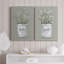 Bouquet of Grace Bucket Gather - Ensemble de 2 impressions sur toile tendue-893768314