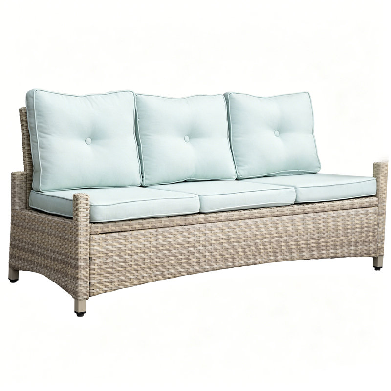 3-Person Sofa Seating Group with Cushions