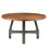 Table ronde en bois massif et graphite Amber