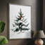 «Christmas Holiday Art», reproduction encadrée en bois massif-1558547330