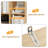 Nyajiah Cube Bookcase with Adjustable Shelves, 70.8" H x 19.6" W White Wood Modern Media & CD Storage-1892500841