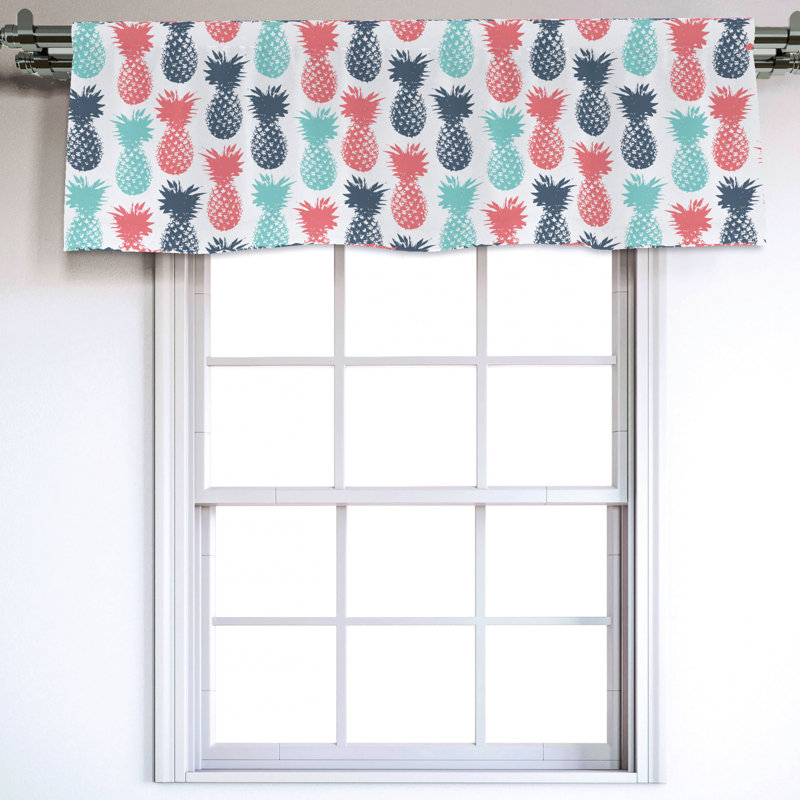 Sateen Ruffled Window Valance