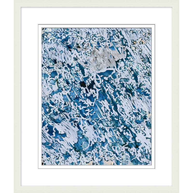 Shallow Waves 7 - Peinture encadrée sur papier
