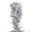 Pre-Lit Artificial Tinsel Christmas Tree - Silver-86204079-86204072