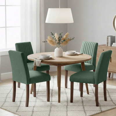 48cm H Fabric Upholstered Upholstered Back Side Chair