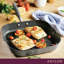 Anolon Advanced Home Hard Anodized Nonstick Deep Square Grill / Griddle Pan With Pour Spouts,11 Inch-609630818