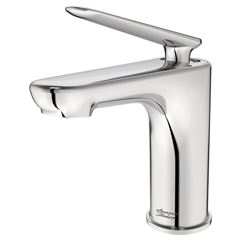Single-Hole Single-handle Bathroom Faucet with Drain Assembly, Silver