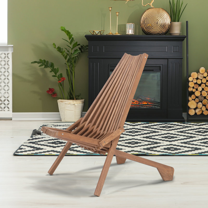 Chaise pliante en bois Montville