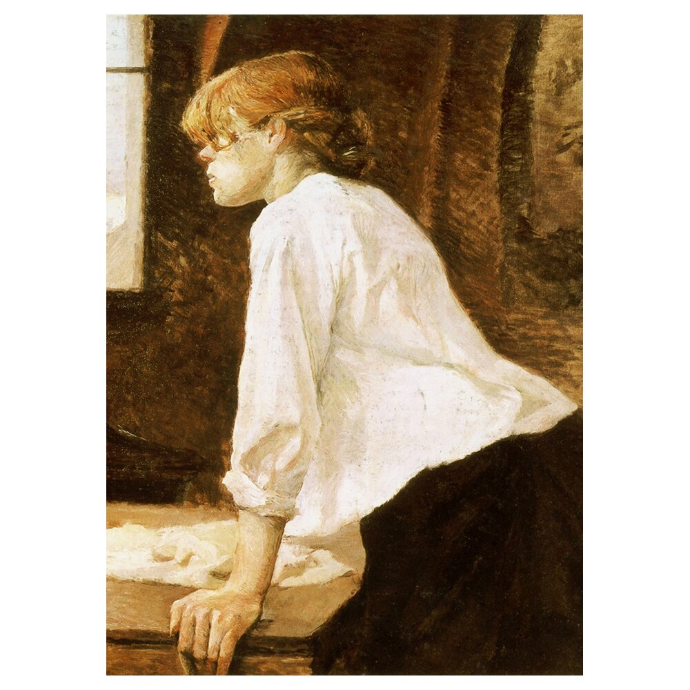 Leinwandbild die Wäscherin Henri de Toulouse-Lautrec