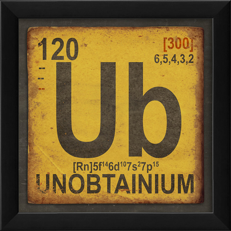 « unobtanium element », art textuel encadré