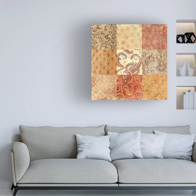 Œuvre sur toile bolologisée «Danhui Nai», H 35 po x l 35 po