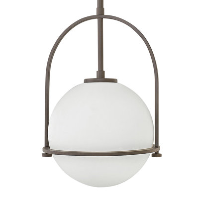 Luminaire suspendu Arie avec abat-jour sphérique