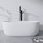 Forma 51'' Freestanding Tub Solid Surface Freestanding Soaking Bathtub