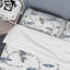 Multicolor Butterflies Doodle Art Polyester Abstract Duvet Cover