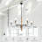 farmhouse 6-Light 34" French Country Chandelier