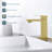Single-Hole Bathroom Faucet with Drain Assembly-92363206