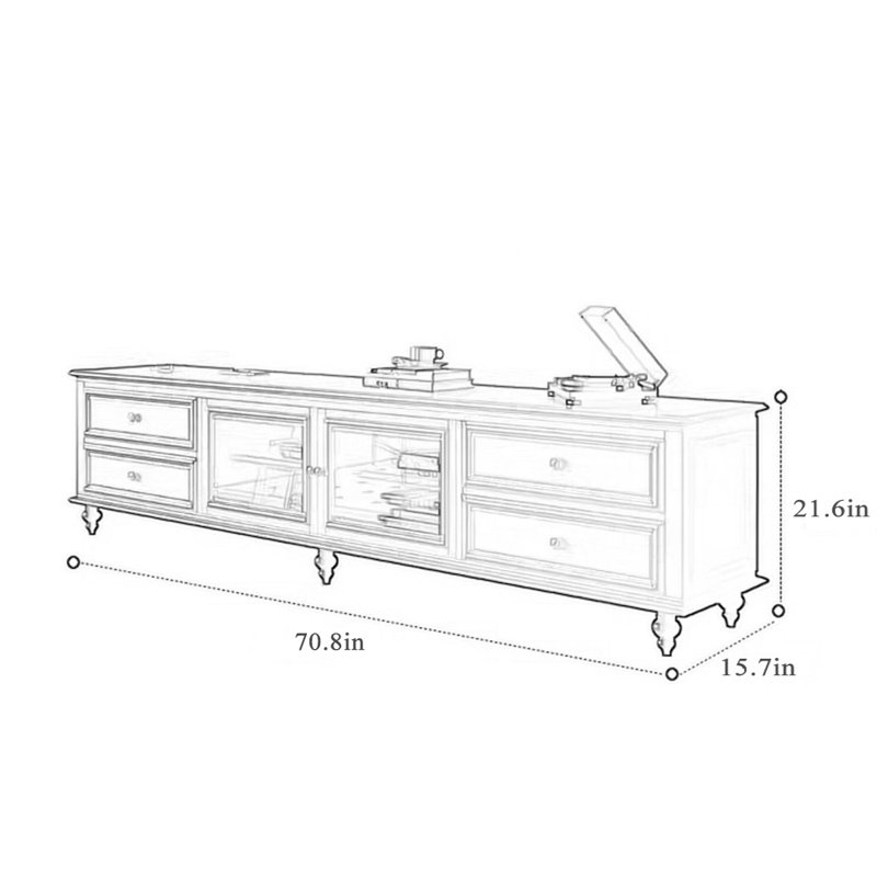 Svanberg 70.8'' W Storage Credenza, Brown