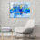 Toile tendue d'ArtsyQuotes Gallery par Susie Larson: «Que vous croyiez du plus profond de ce que Dieu est avec vous, pour vous et ne vous laissera jamais partir.»