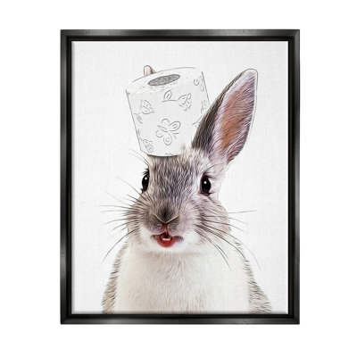 Impression sur papier «Rabbit Balancing» par Annalisa Latella