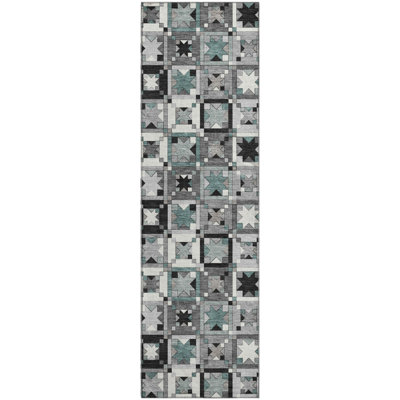 Premium Machine Washable Villers Patchwork Rug