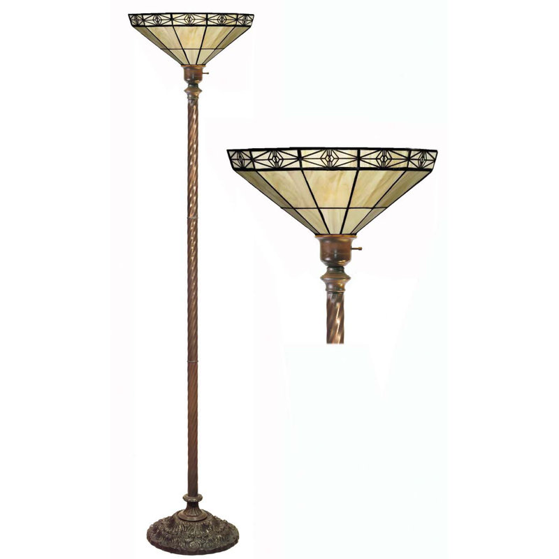 Jace 72'' Bronze Torchiere Floor Lamp