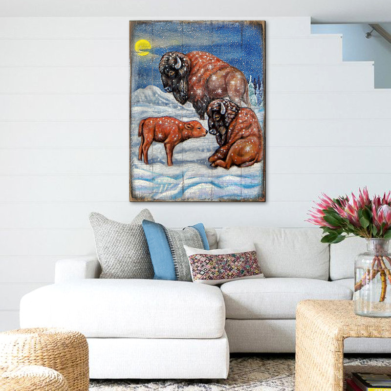 Bloc en bois buffalo Schank, H 9 po x l 12 po x P 1 po