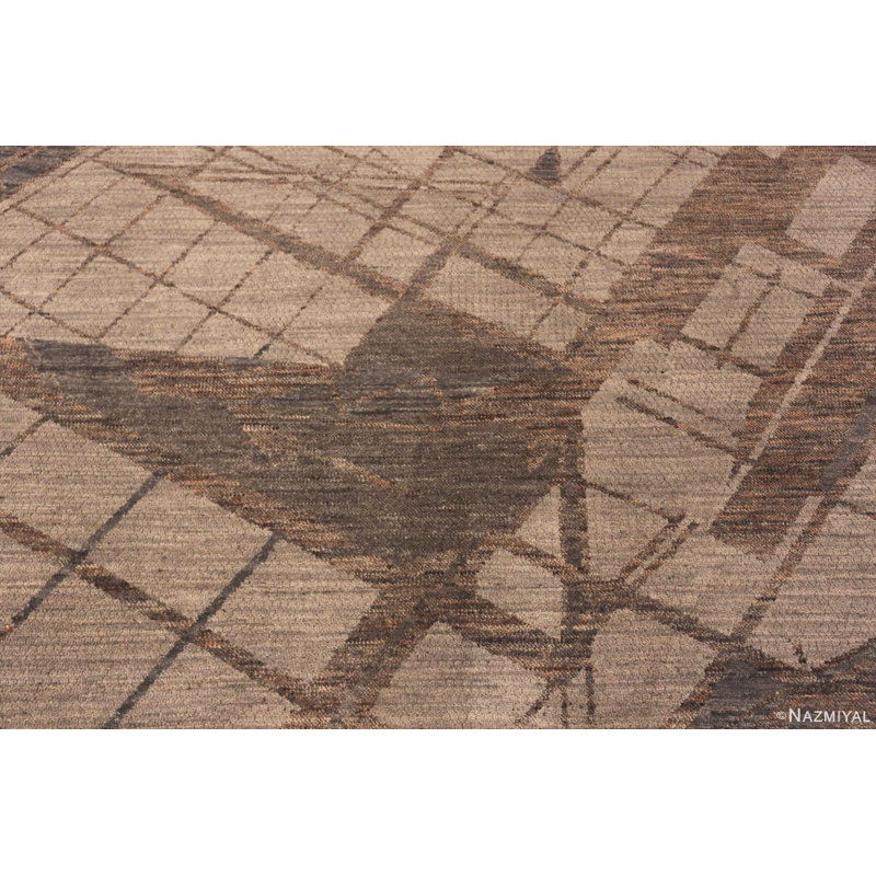 Tapis à motif géométrique transitionnel élégant et moderne