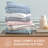 TOWN & COUNTRY EVERYDAY 4-Piece Textured Windowpane Hand Towel Set, 20x30-Inch, 100% Cotton-114072888