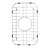 ALFI brand ABF1319UD-GM Grey Matte Small 13"x19" Rectangle Fireclay Undermount or Drop In Prep Sink w Grid-119893857