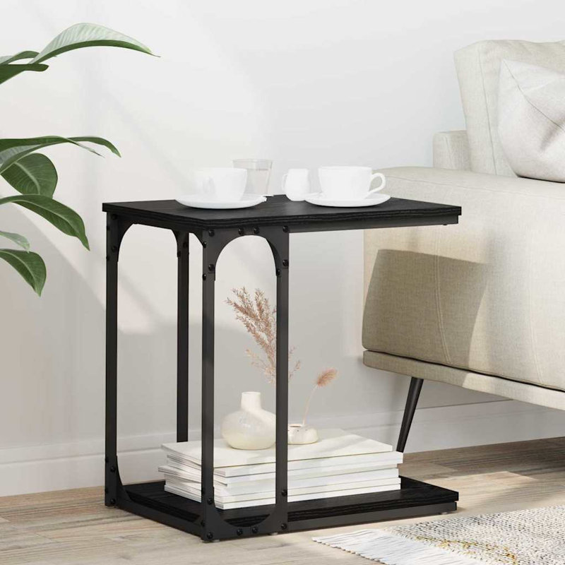 End Table, Black Oak