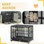 Parc pour chien avec cage verrouillable Pawhut