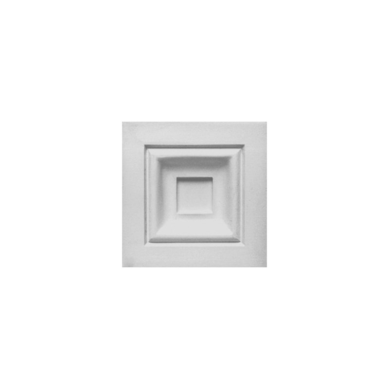3.75"H x 3.75"W x 1.13"D Rosette Applique