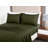 Green Queen Size Comforter Set - 7 Pieces Coin Pattern Bed In A Bag With Comforter, Bed Sheets, Pillowcases, & Shams Bedding Set