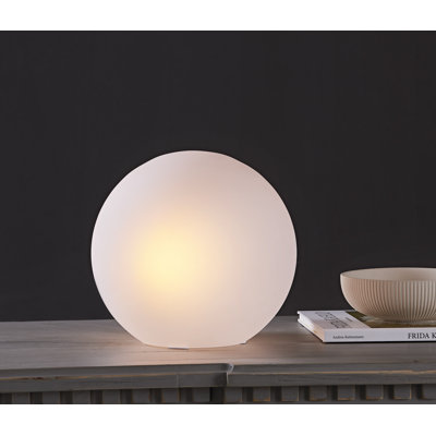 Manolica Glass Globe Lamp