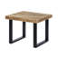 Macau Industrial Solid Wood and Metal Coffee Table-1998987681