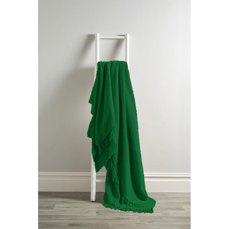 Throw Blanket, 152cm x 127cm, Green