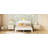 Gevon Solid Wood+MDF Panel Bed
