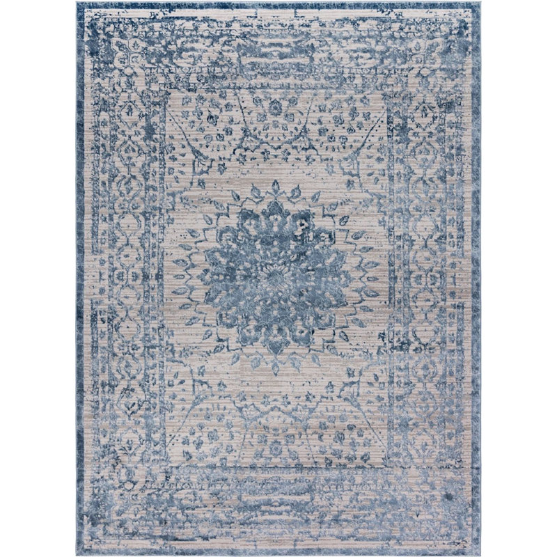 Glencoe Floral Indoor Rug, Rectangle 8' x 10'