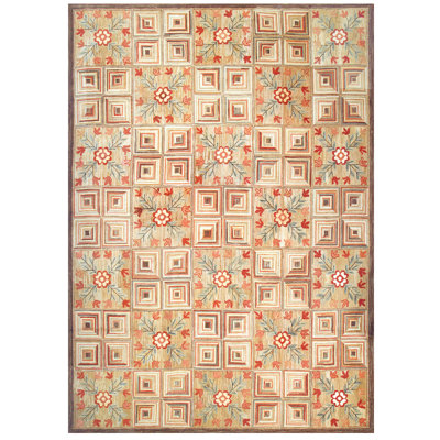 Hand Hooked Wool Area Rug